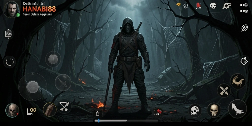 Screenshot gameplay HOROR menegangkan dari HANABI88.
