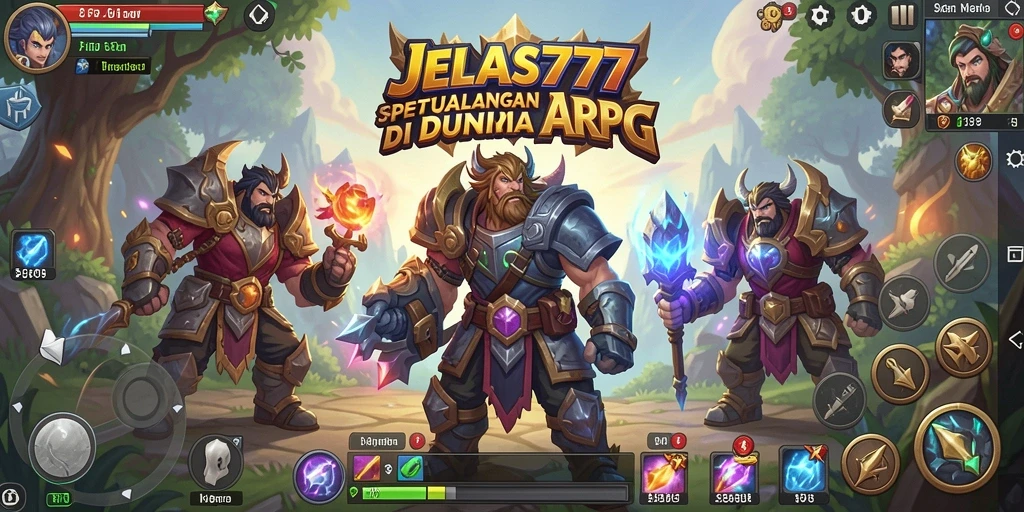 Screenshot JELAS777 menampilkan aksi pertarungan yang mendebarkan dalam dunia ARPG.