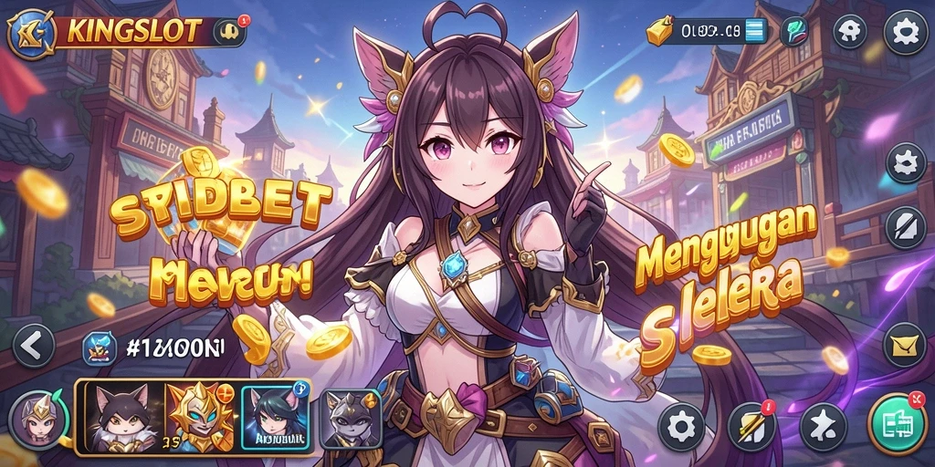 Tangkapan layar KINGSLOT menampilkan aksi karakter Anime yang dinamis.