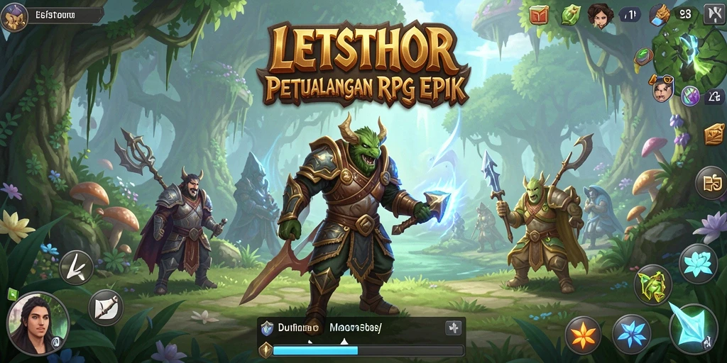 Gameplay mendebarkan dalam dunia RPG LETSTHOR.