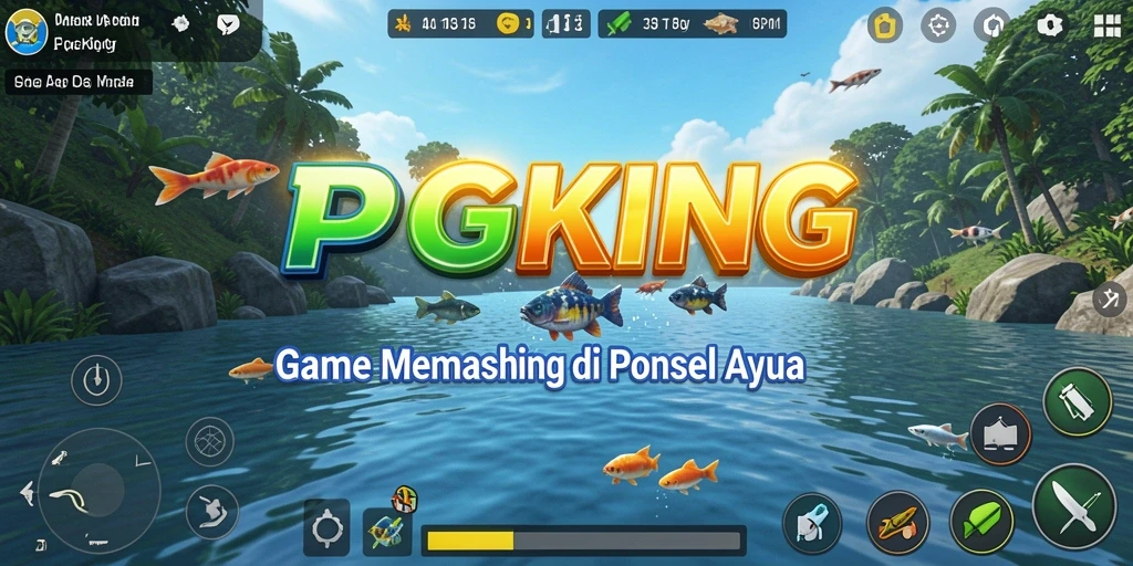 Tangkapan ikan yang mengesankan dalam PGKING saat bermain.