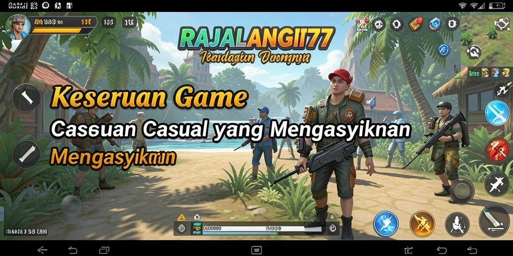 Tampilan menarik dari gameplay RAJALANGIT77 yang seru.