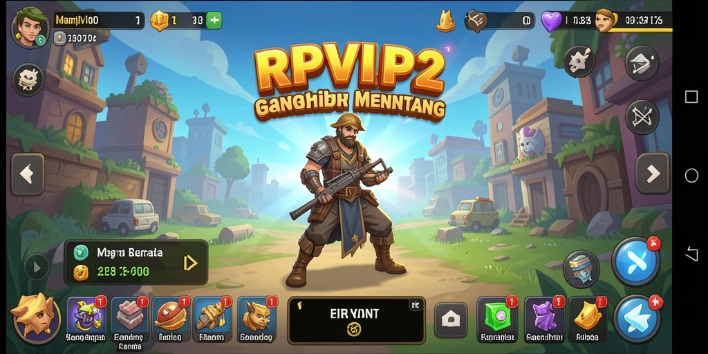 Tangkapan layar RPVIP2 menunjukkan gameplay yang menarik dan interaktif.