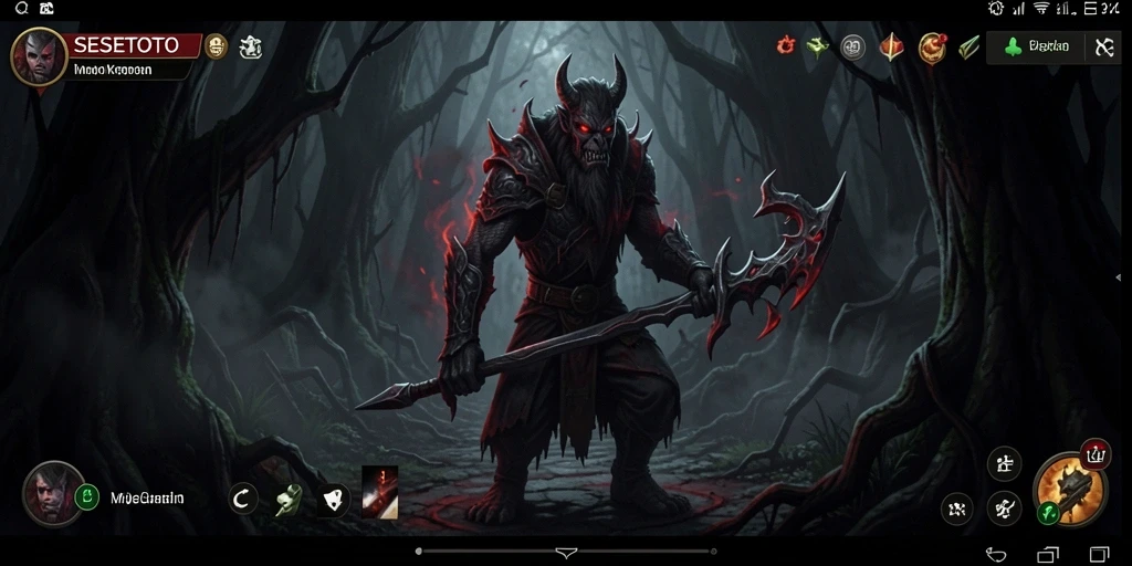 Screenshot gameplay SESETOTO yang menegangkan dan menakutkan.